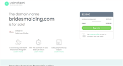 Desktop Screenshot of bridesmaiding.com